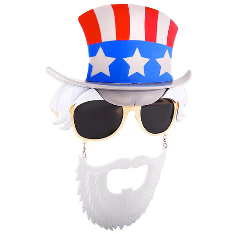 Uncle Sam Dark Lenses Sun-Staches